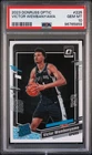 VICTOR WEMBANYAMA 2023 DONRUSS OPTIC RC #225 PSA 10 GEM MINT! SPURS ROY FRANCE!