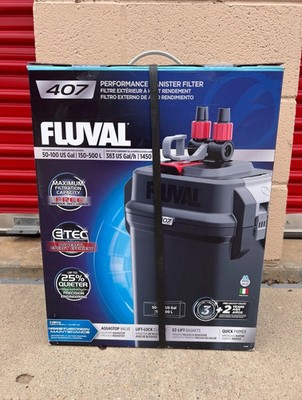 FLUVAL 407 PERFORMANCE CANISTER FILTER - UP TO 100 US GALLON