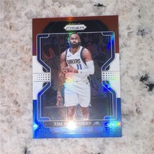 Panini Prizm 2021-22 Tim Hardaway Jr. Dallas Mavericks Basketball red/white/blue