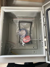 CXCESNS Outdoor Electrical Box 12 x 10 x 6''  NEMA 4X Enclosure Steel Waterproof