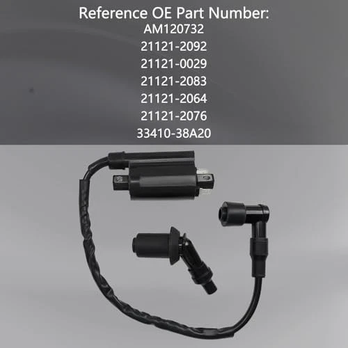 Bobina de encendido para Kawasaki Mule 2500 2510 2520 3000 3010 3020 4000 4010 - Reemplazar Foto 3 de 4