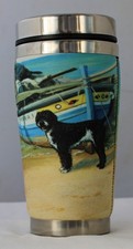 Portuguese Water Dog travel mug,made in USA