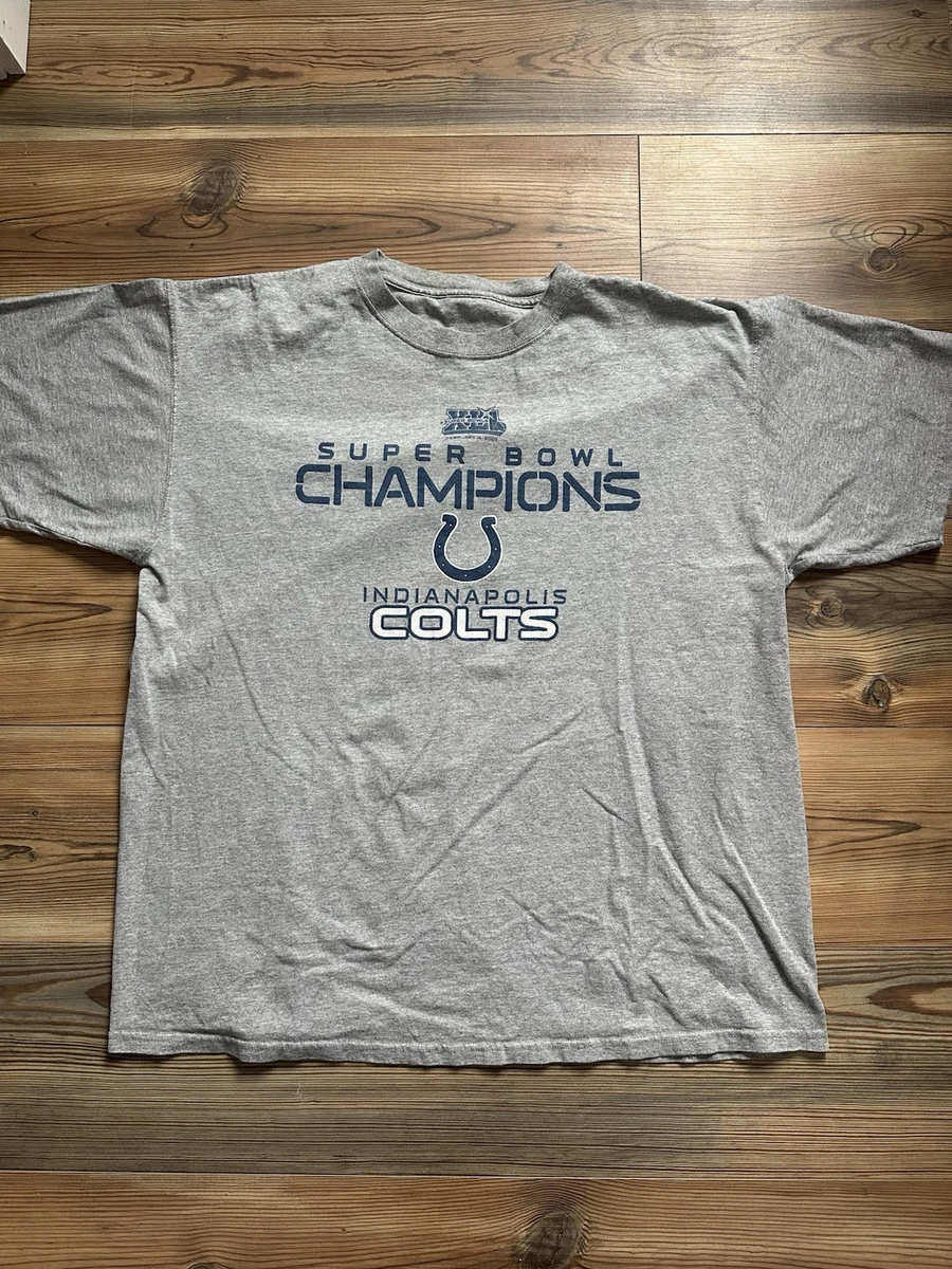 未使用 NFL Colts SuperBowl Champion Tシャツ Official Indianapolis Colts Super Bowl XLI Champions T-Shirt