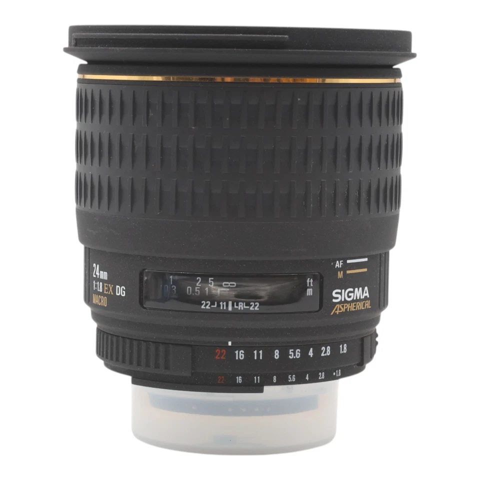 Lens Wide Angle Sigma Ex Dg 24mm 1:1.8 Macro Nikon Af D - Image 2 of 4