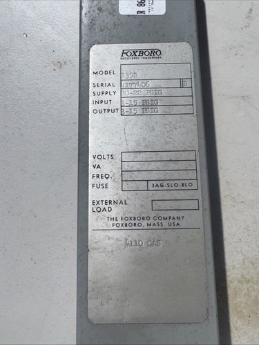 Foxboro Onsotrol Pneumatic Controller 135B - Picture 3 of 4