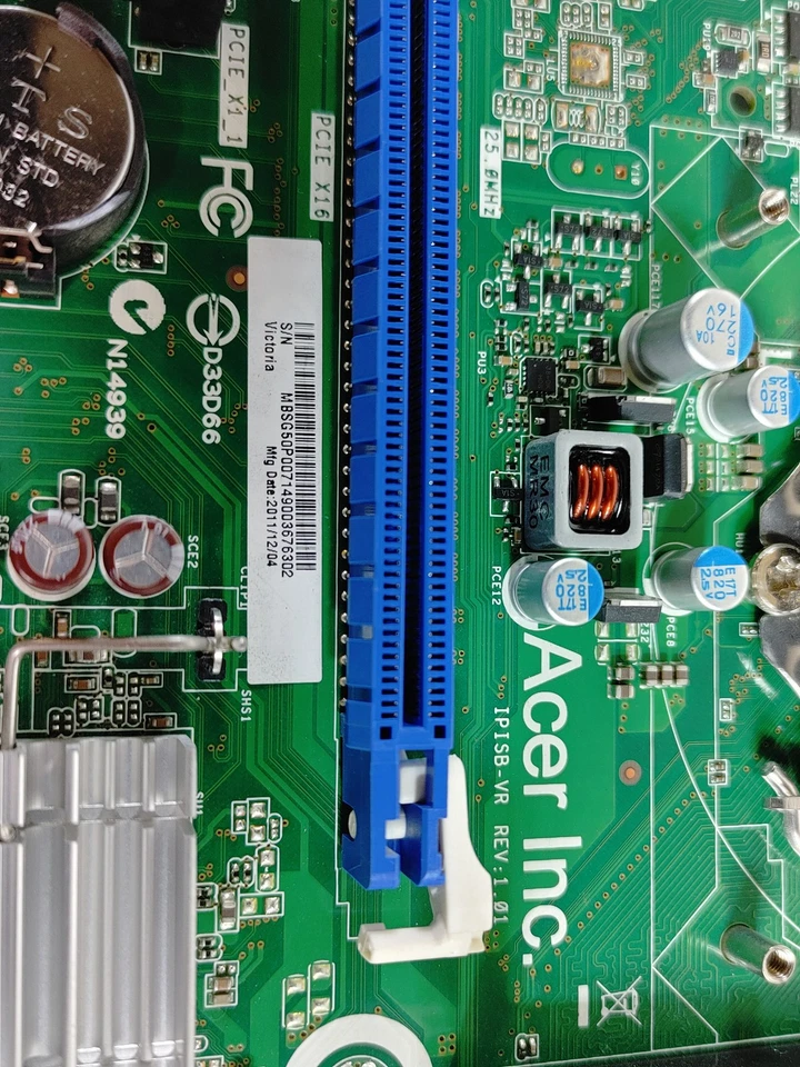 Acer Aspire M3970 Intel LGA 1155 DDR3 Desktop Motherboard MB.SG50P.007 - Image 2 of 4