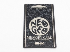 NEO GEO AES Memory Card NEO-IC8 Tested Working Genuine SNK Japan Authentic