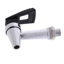 Messingkaffee Hei&szlig;getr&auml;nk Wasserhahn Bar Flow Control Tap 1/4 Zoll