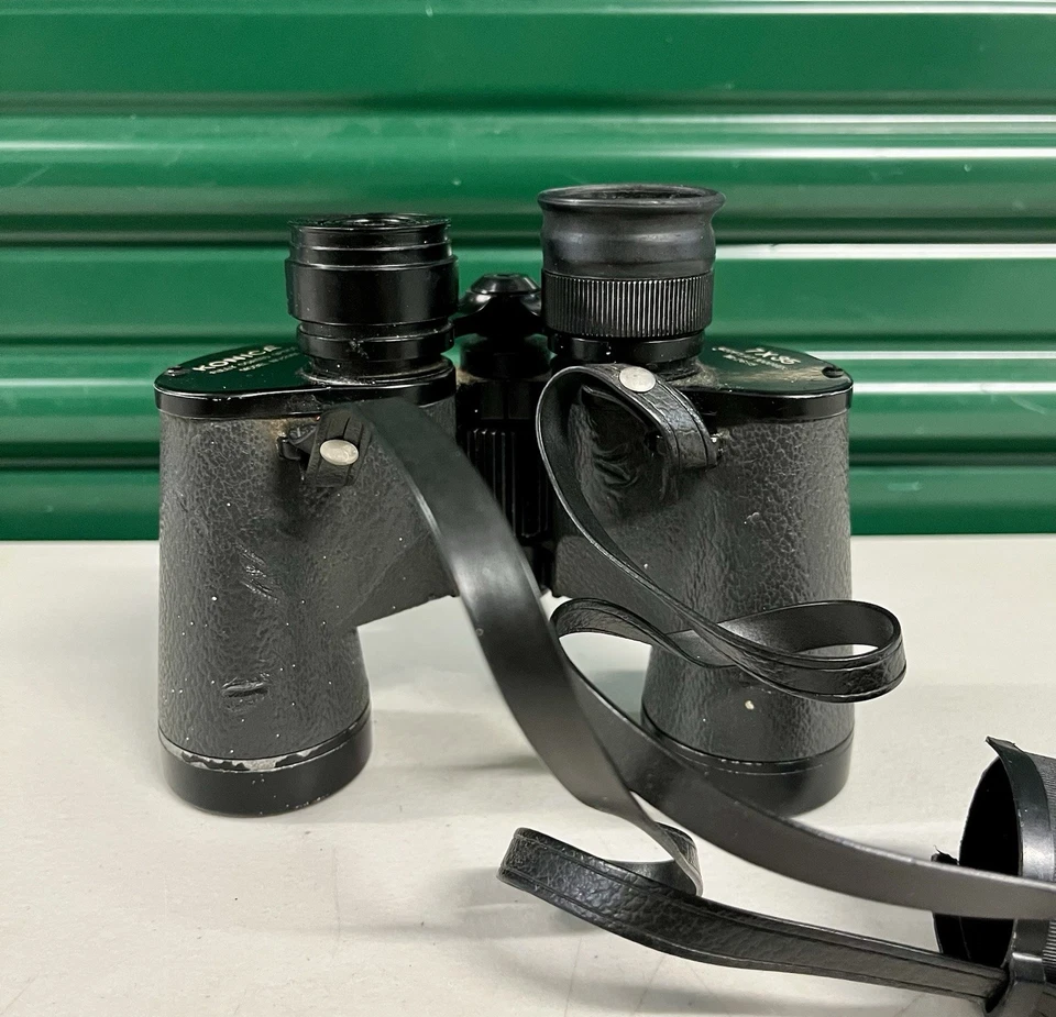 Vtg Konica 7 X 35 Wide Field Binoculars Fully Coated Optics 420 Ft At 1000 Rare - Image 4 of 4