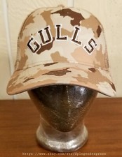 San Diego Gulls Hockey Giveaway Indian Motorcycle Camo Military Hat Cap