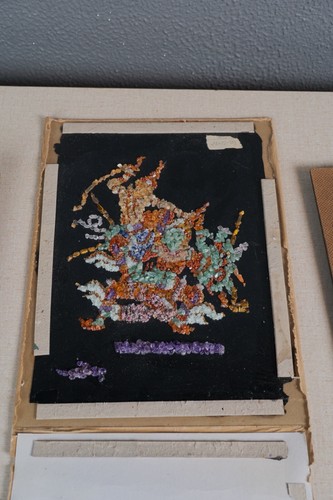 Vintage Thai Hindu Rama with Askaramasura Framed Mosaic - Picture 10 of 11
