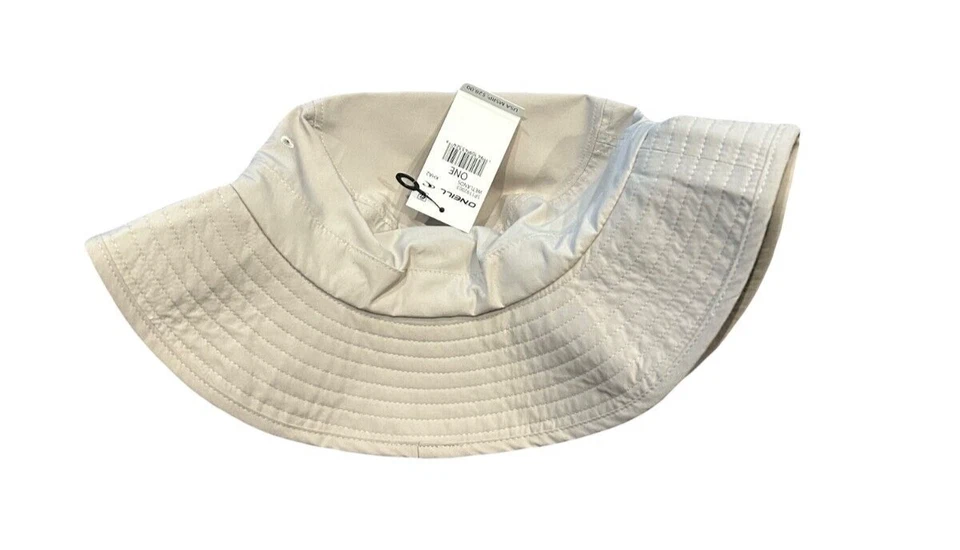 Nuevo con etiquetas Nuevo Sombrero Cubo O'Neill Logo Humedal Caqui Foto 2 de 3