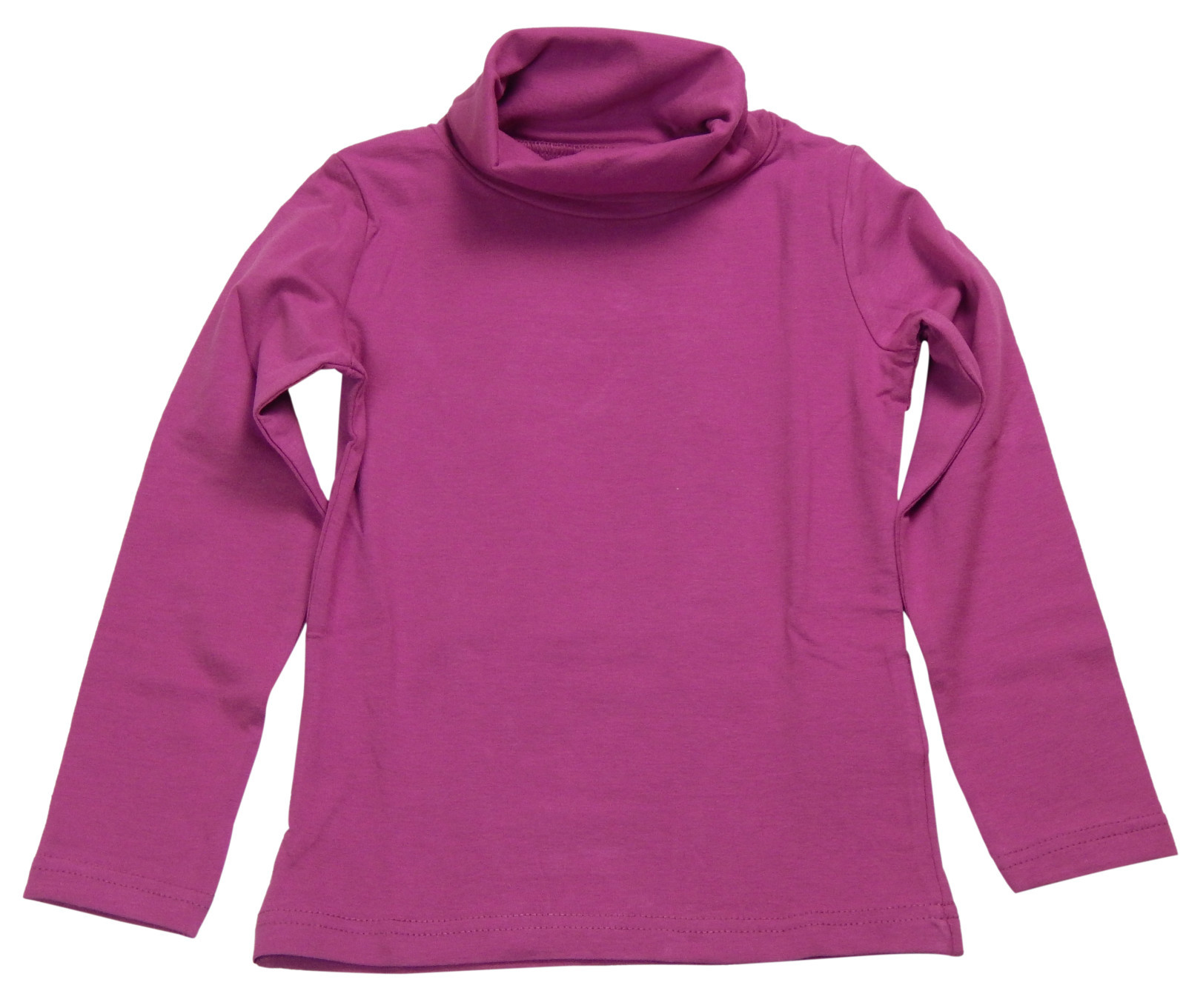 Mädchen Langarmshirts Aus Baumwolle - Rollkragen Tops In Größe 100-160