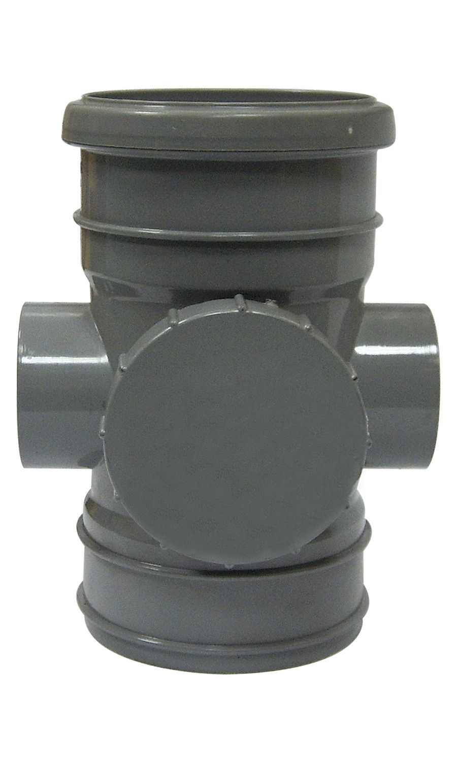 FloPlast 110mm Soil Access Socket/Solvent Weld Grey - Image 3