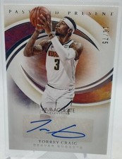 2019-20 Panini Immaculate Collection Torrey Craig Past and Present Auto #/75