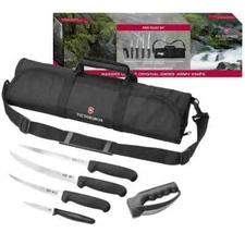 Victorinox 5.1003.61-X2 6-Piece Fibrox Knife Set with Carrying Case