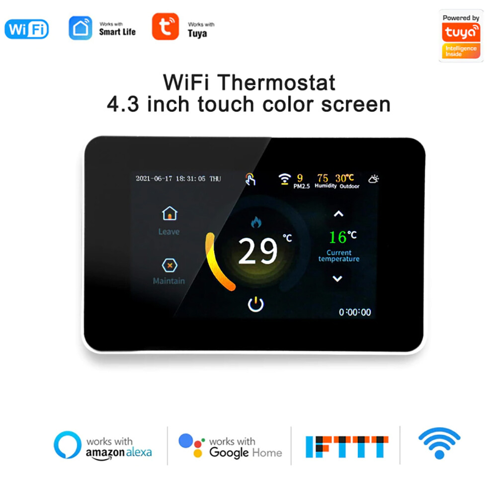 Smart WiFi Heating Thermostat Home Gas Boiler Central Room TUYA APP Control  | eBay
