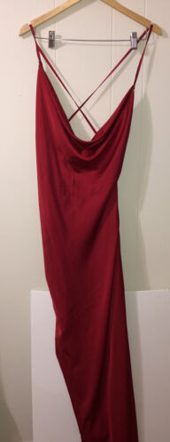 Shein Curve Women's Sleeveless Red Maxi Dress Siz… - image 1