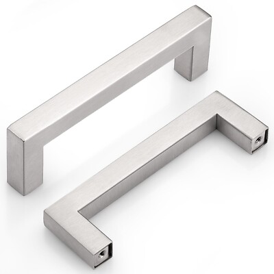 Probrico Edelstahl Schrankgriffe 224 mm Loch Mitte Schrankgriffe 2 Stück