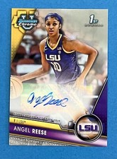 QTY AVL Angel Reese Auto 1st Bowman Chrome U College Autograph