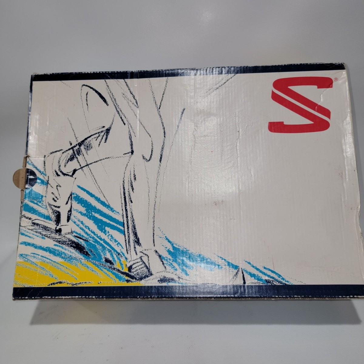 Vintage Salomon SR 911 Equipe Skate Ski Boots Size EU 38 Yellow - Main Image