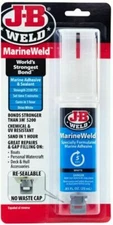 JB Weld 50172 MarineWeld Syringe Bonding Adhesive for Boats, Watercraft & More