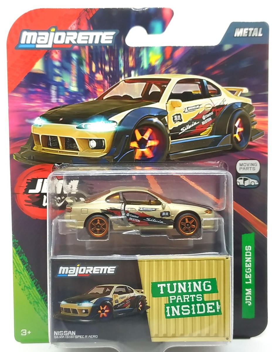 Majorette JDM Legends Nissan Silvia S15 Spec R Aero Gold 1:64 (3