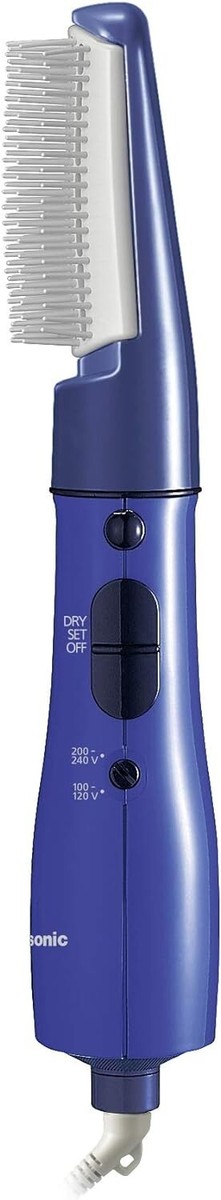 Panasonic EH-KA5B-V Kuru Kuru Curling Hair Dryer ZIGZAG Purple
