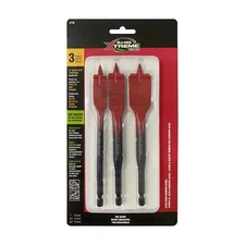 3pc BLU MOL XTRM Heavy Duty Spade Bit set 5/8 3/4 1 in 6 in Length