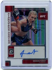 2023 Panini Donruss Optic Manon Fiorot Signature Series Prizm Refractor Auto