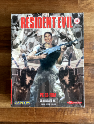 Big Box Game - RESIDENT EVIL PC CD-ROM - Capcom Survival Horror