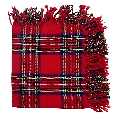 PRINCE MUSIC Royal Stewart Fly Plaid – Classic Tartan 48" x 48" Scottish Formal Wear