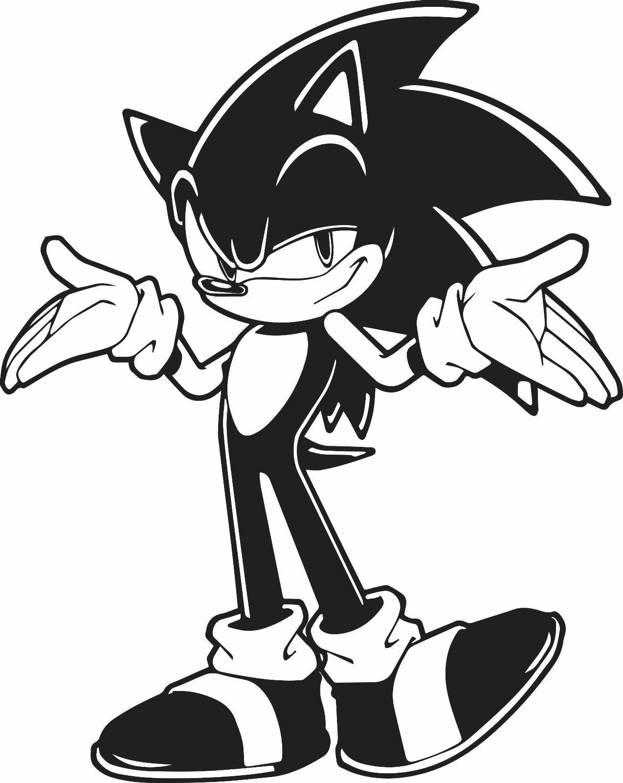 Shadow the Hedgehog com Diamond Coloring Pages - Shadow the