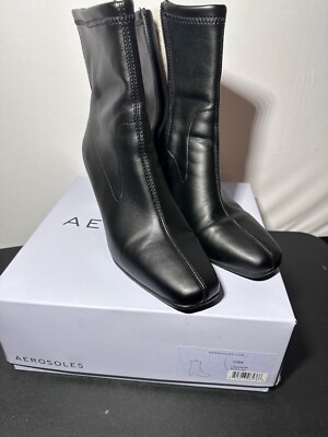 Aerosoles Women's Cinnamon Mid Calf Boot Size 10M - Black | eBay