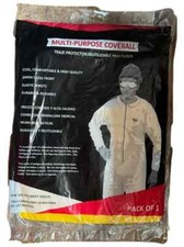 Multi-Purpose Coverall One Fits Most Adults yellow NEW