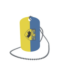 Dog Tag Flag Bunting Netphen Dog Tag Aluminium 30 x 50mm