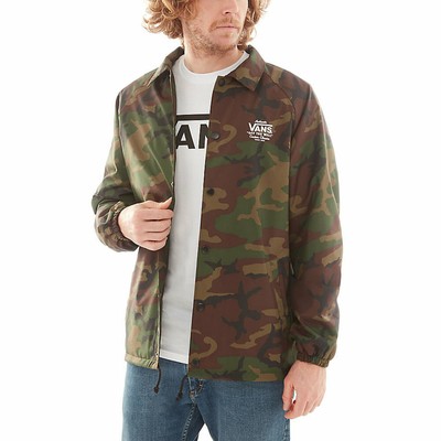 vans camo coach jacket