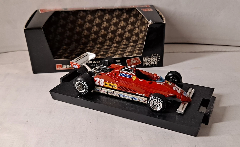 2245. BRUMM R268 Ferrari 126C2 F.1 GP San Marino 1982-Didier Pironi  MB - Immagine 3 di 4