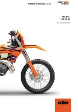 KTM Owners Manual Book Guide 2024 150 XC‑W US