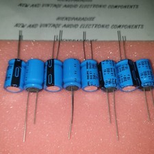 NOS PHILIPS 044 10uF 350V 13x21mm CAPS FOR HI-END TUBE AUDIO! 8pcs!