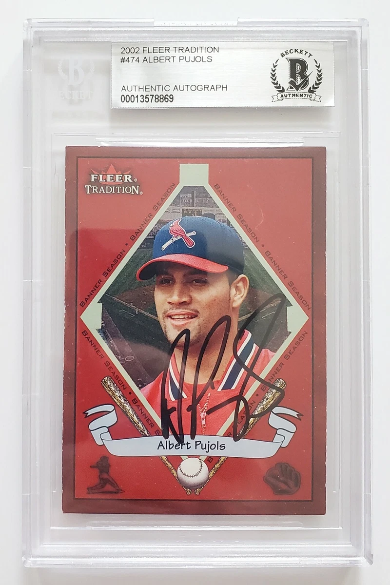 その他  Pujols Auto Fleer 2002 Fleer Platinum #142 Albert Pujols - NM-MT | eBay