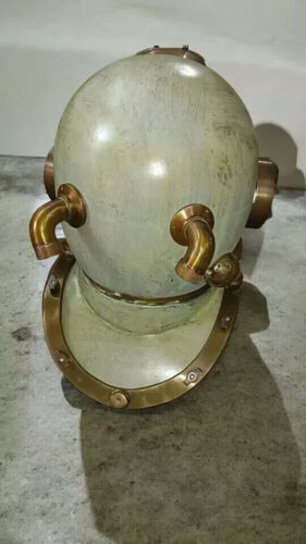 Vintage 18" Diving Divers Helmet U.S Navy Mark V Deep Sea Antique Scuba Gift - Picture 4 of 7