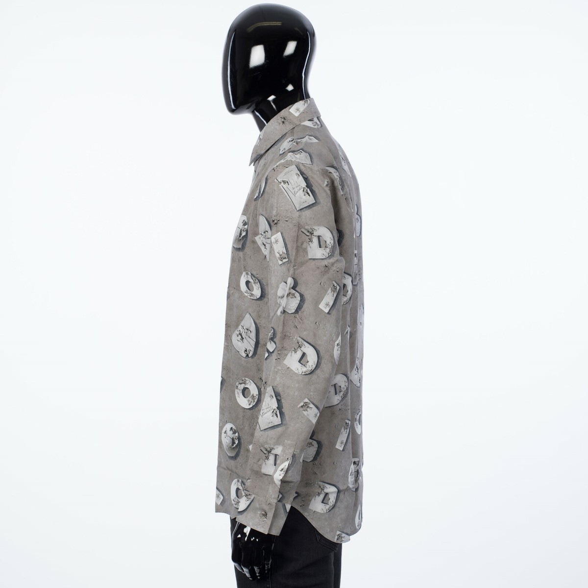 DIOR x DANIEL ARSHAM 1100$ Dress Shirt - Gray Technical DIOR x DANIEL ARSHAM 1100$ Dress Shirt - Gray Technical