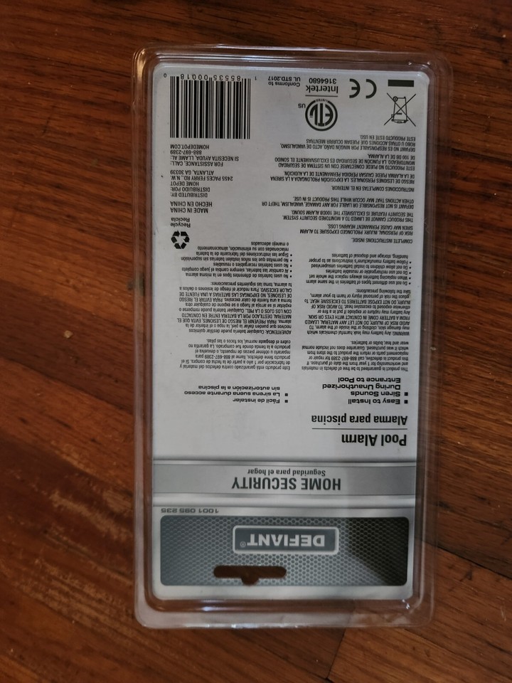 New Defiant Home Security Pool Alarm Siren 1001 095 235 eBay