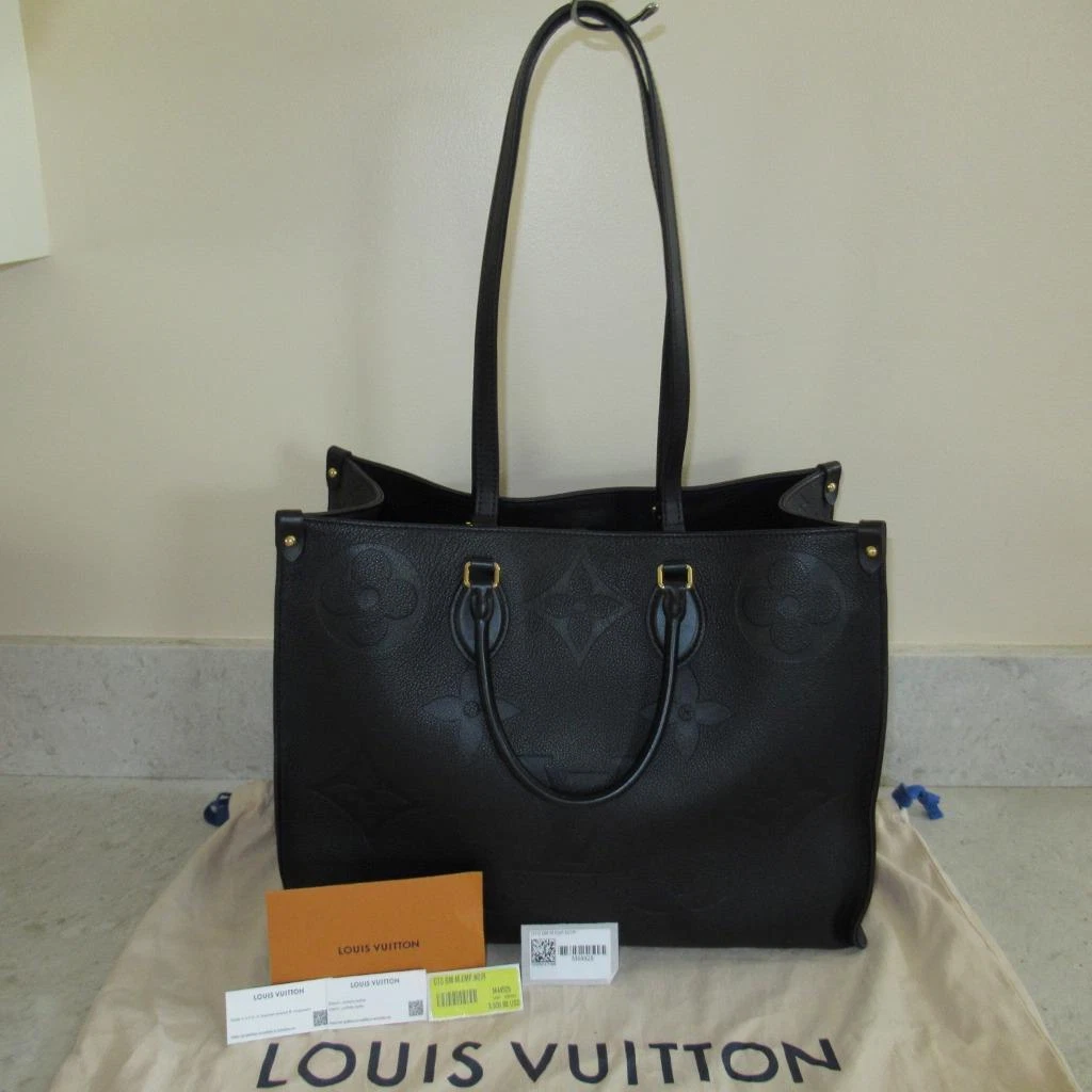 Louis Vuitton Onthego GM Black Monogram Empreinte