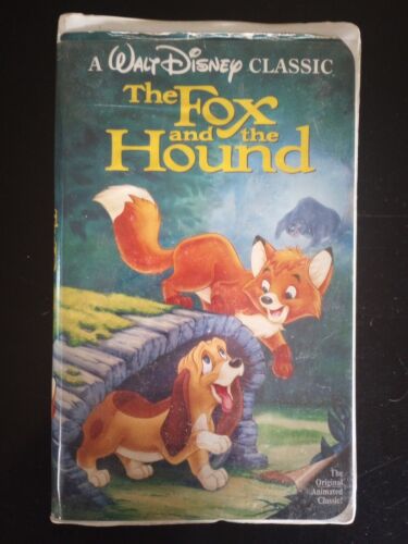 The Fox And The Hound Walt Disney Classic Rare VHS Black Diamond Edition - Picture 1 of 3