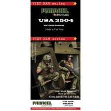 PARACEL MINIATURES VIETNAM SERIES USA3504 HUEY DOOR GUNNERS 2 FIGURES 