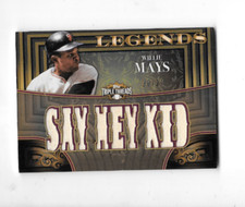 2013 Topps Triple Threads Willie Mays LEGENDS Say Hey Kid 9 PIECE RELIC #20/27