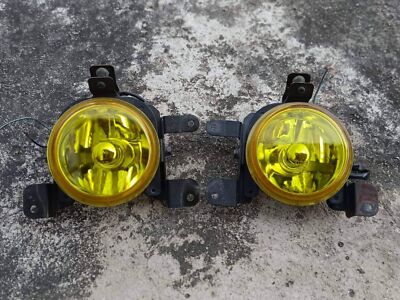 MISUBISHI FOGLIGH 4'' JDM Yellow Lens AOKI 0865 H3 Genuine Japan 12V 55W E13 Off