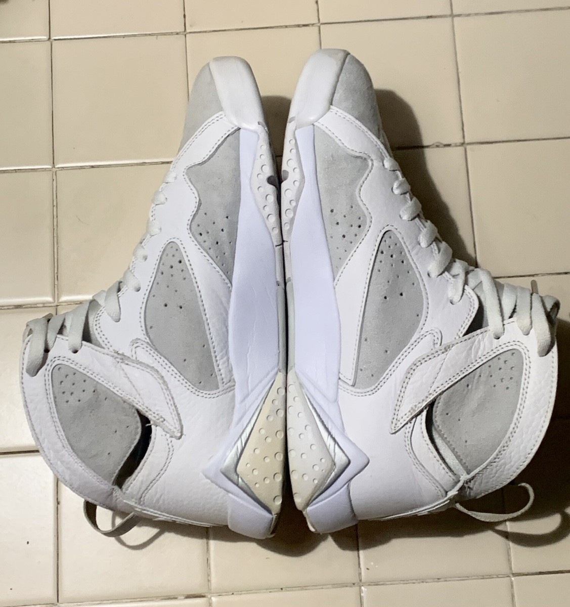 Nike Air Jordan 7 VII Retro Pure Money Platinum Sneakers 304775